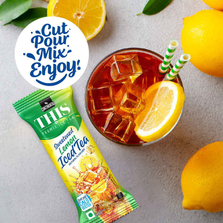 Continental THIS Lemon Iced Tea-Premix Powder| Sachet