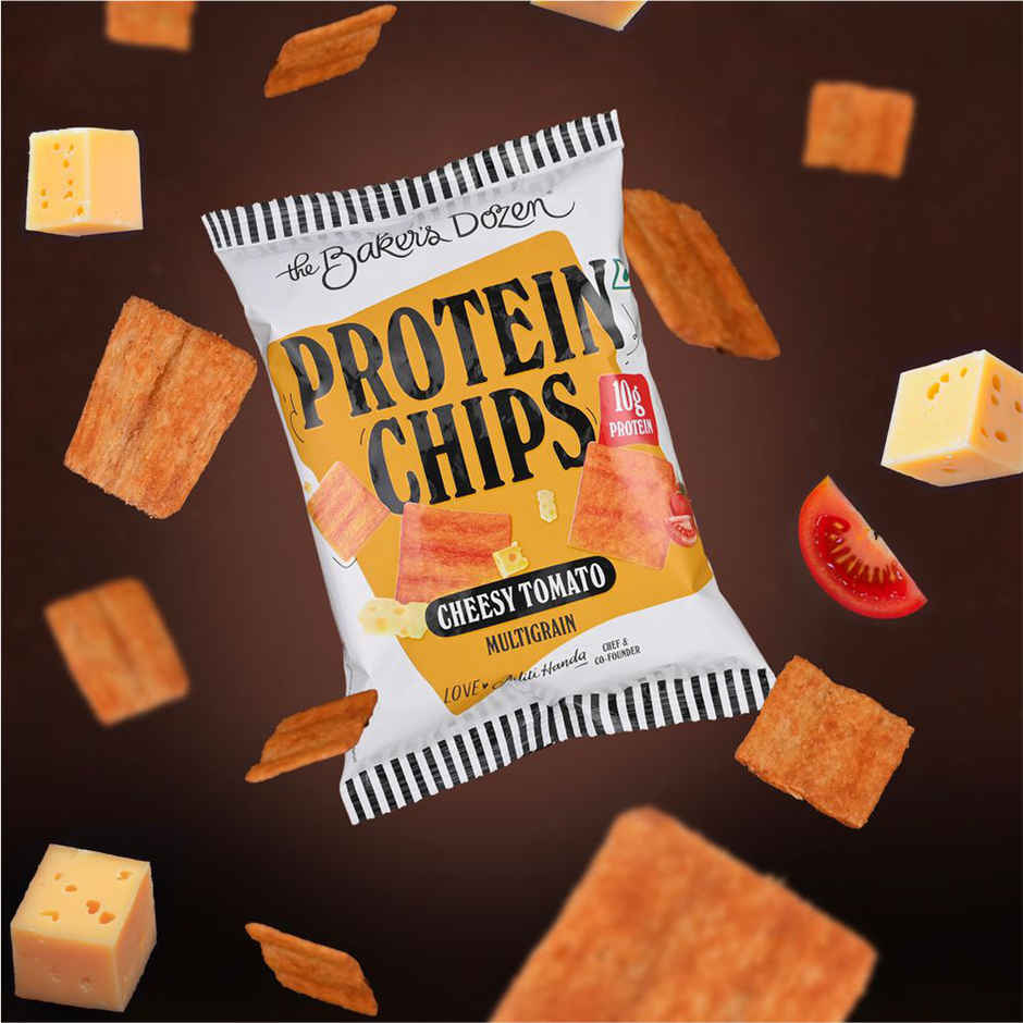 The Baker's Dozen Protein Chips - Cheesy Tomato
