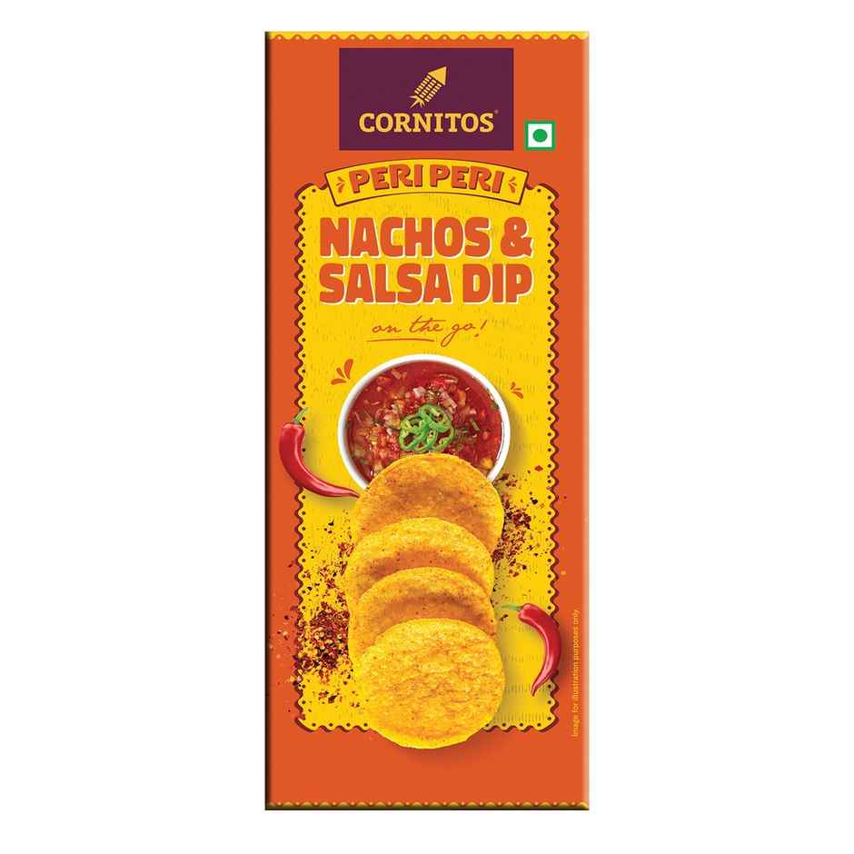 Cornitos Peri Peri Nachos and Salsa Dip Tray Combo