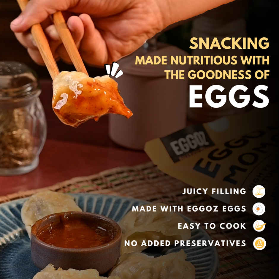 Eggoz Momoz- Bhurji(400gms) & Eggoz Nutrition White Egg 10.0 Pcs(10pc) Combo