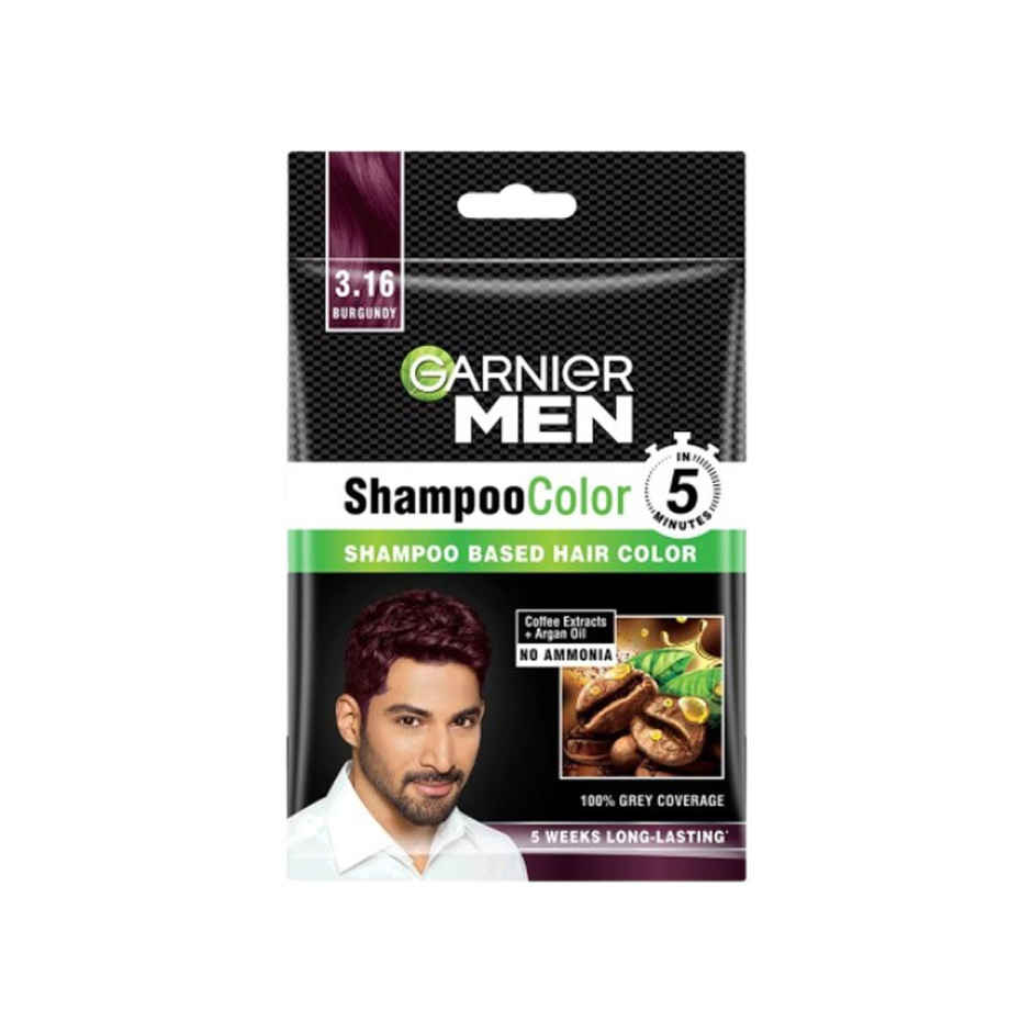 Garnier Men Shampoo Hair Color Shade | 3.16 Burgundy