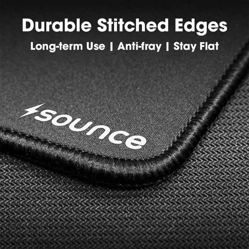 Sounce Mouse Pad With Superior Micro-Weave Cloth, Extended Desk Mousepad