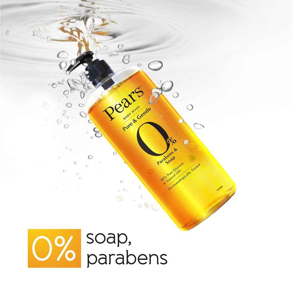 Pears Pure & Gentle Shower Gel SuperSaver XL Pump Bottle With 98% Pure Glycerine