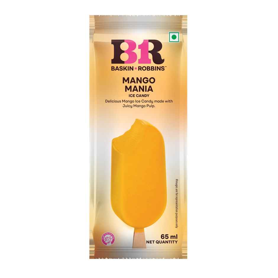 Baskin Robbins Mango Mania Candy Ice Cream Stick