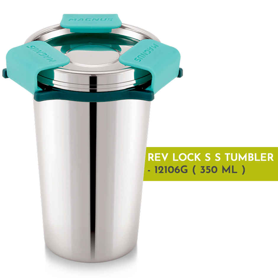 Magnus Revlock Stainless Steel Tumbler | 350Ml | Leak Proof And Airtight