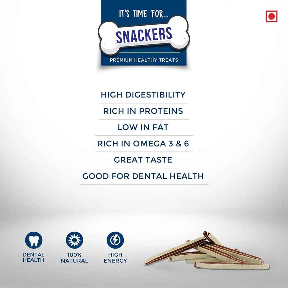 Snackers Duck And Cod Sandwich Dog Treat