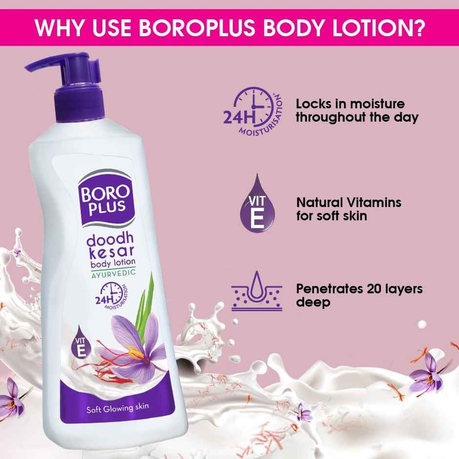 BoroPlus Doodh Kesar Body Lotion