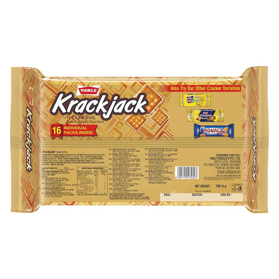 Parle Krackjack Sweet and Salty Biscuits