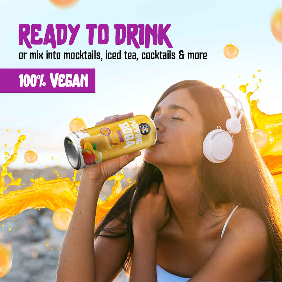 Moi Soi Popping Boba With Mango Fruit Drink