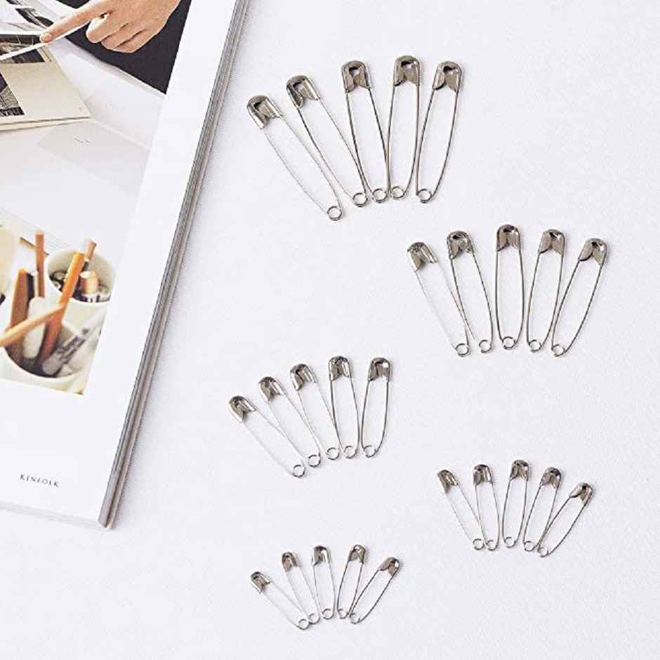 Bronson Professional Safety Pins | 4 Size | Pack Of 100