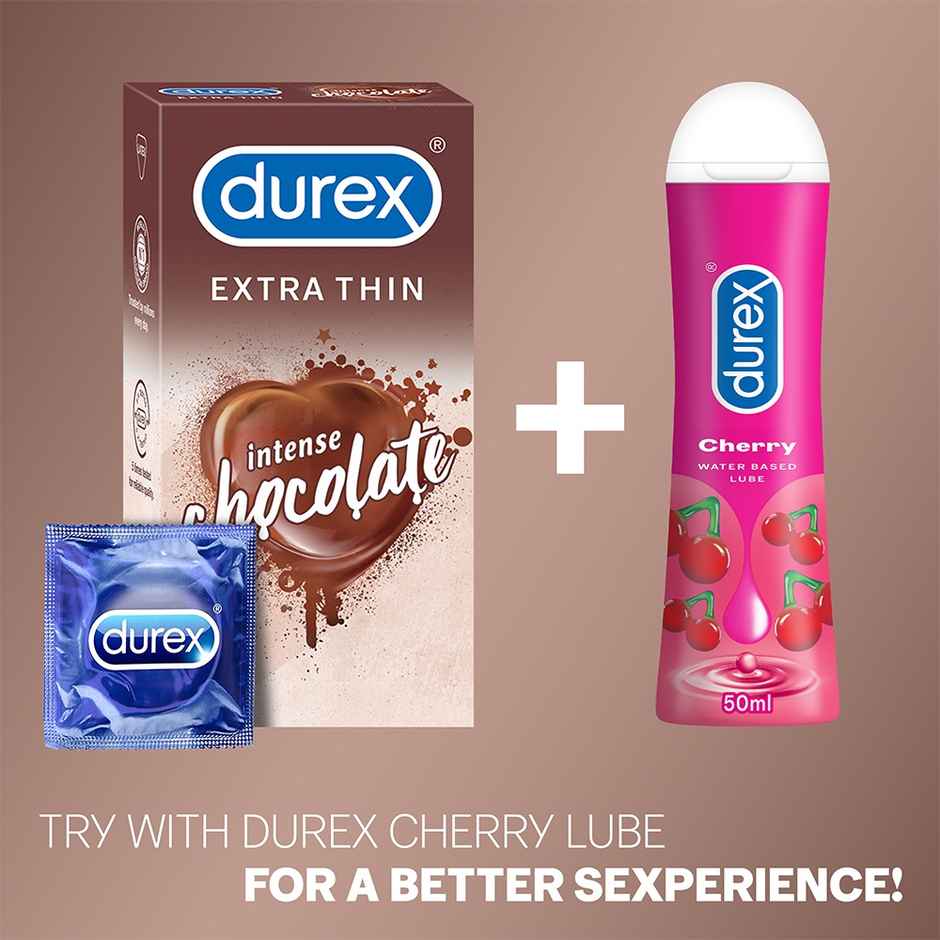 Durex Extra Thin Intense Chocolate Flavoured Condoms