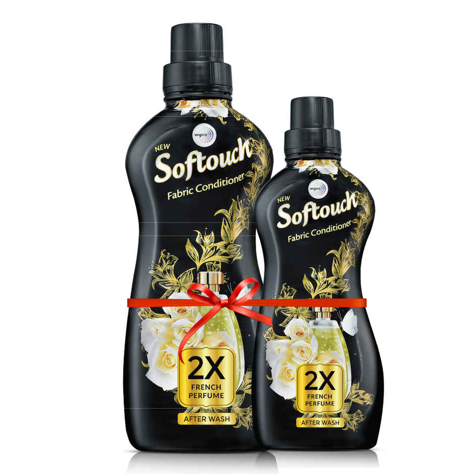 Softouch Rose and Jasmine 2X French Perfume After Wash Fabric Conditioner