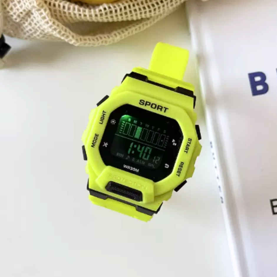 Kids Digital Watch | Multifunctional| Green | Se7en