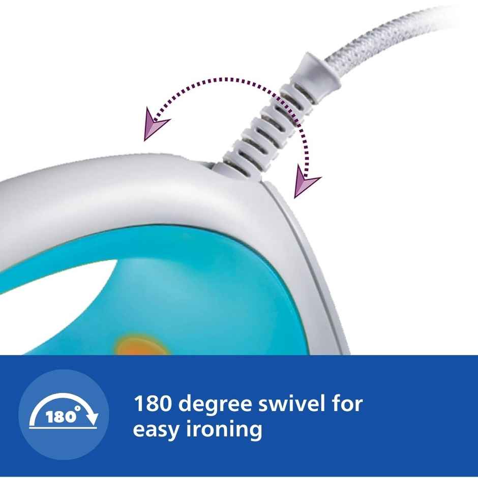 Philips Appliance Steam Iron GC1011/01 ‎- 1200 W | Linished Soleplate