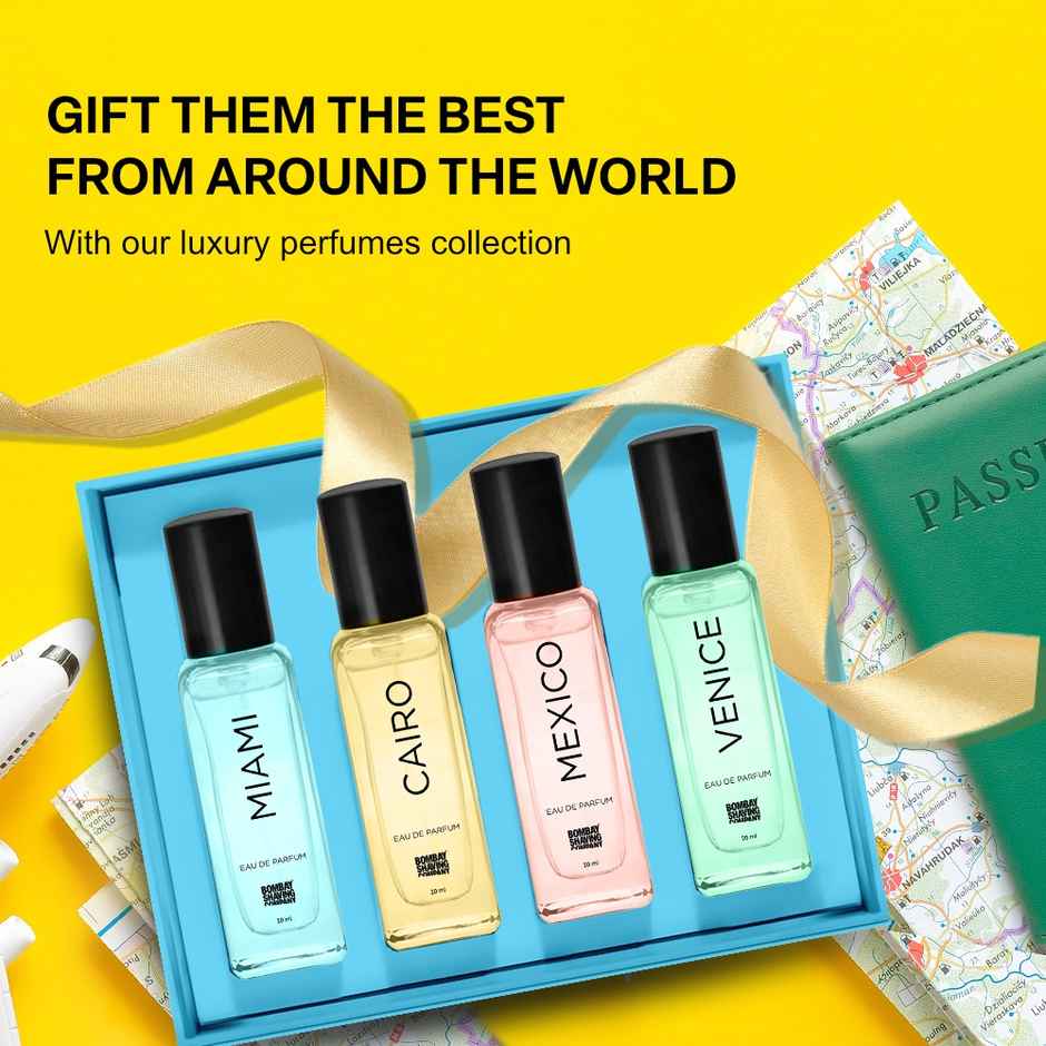 Bombay shaving Company Luxury Perfume Gift Kit for men Pack of 4