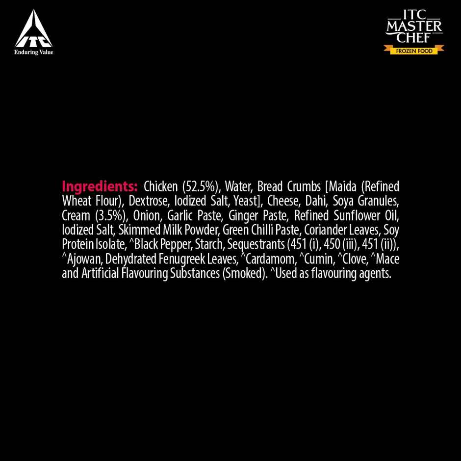 ITC Master Chef Chicken Malai Seekh Kebab | High in Protein | No Added preservatives