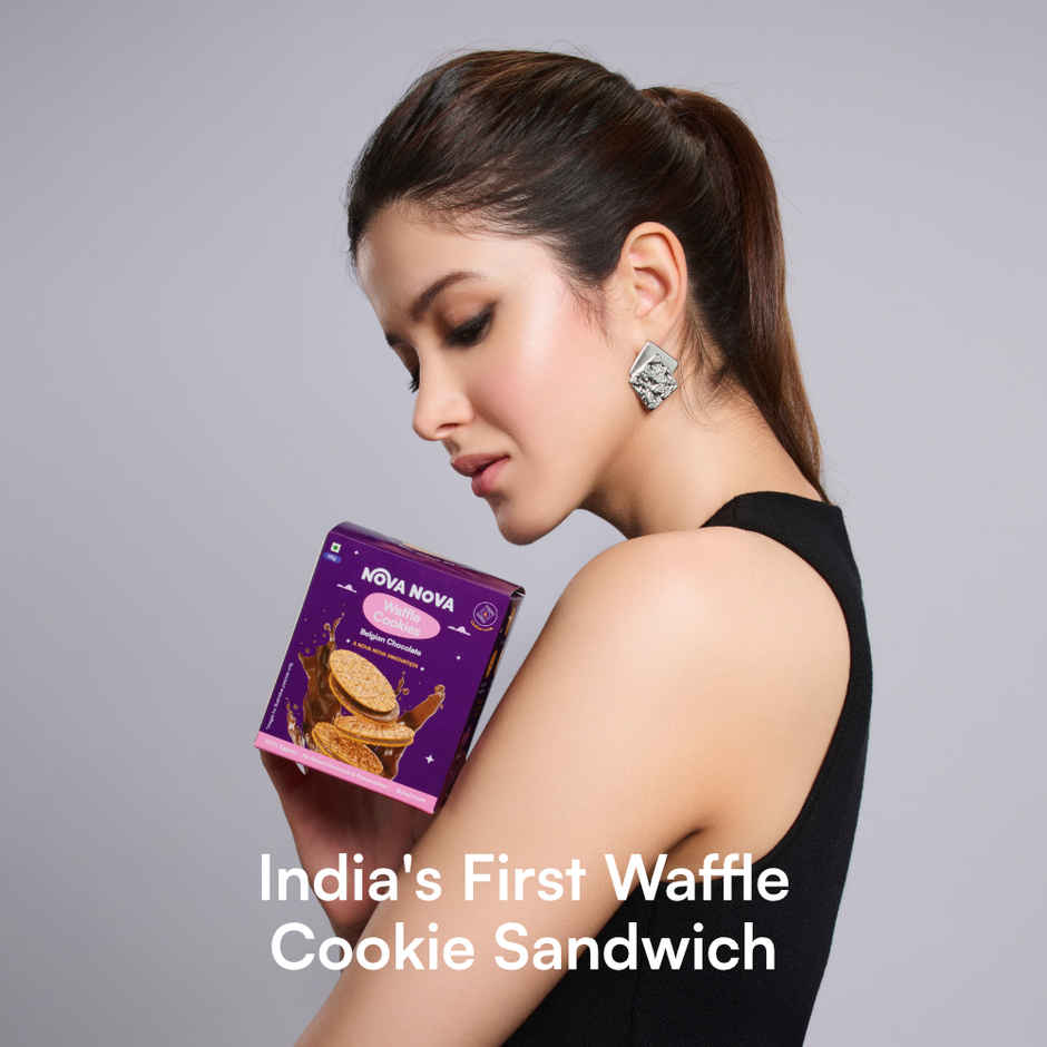 Nova Nova Mini Waffle Cookies - Belgian Chocolate - Pack of 6