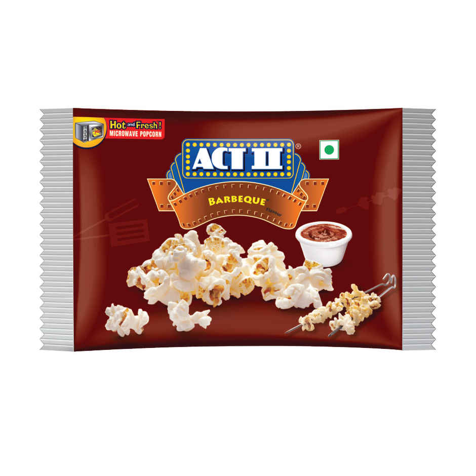Act II Microwave Popcorn | Barbeque | Hot & fresh in 3 Mins