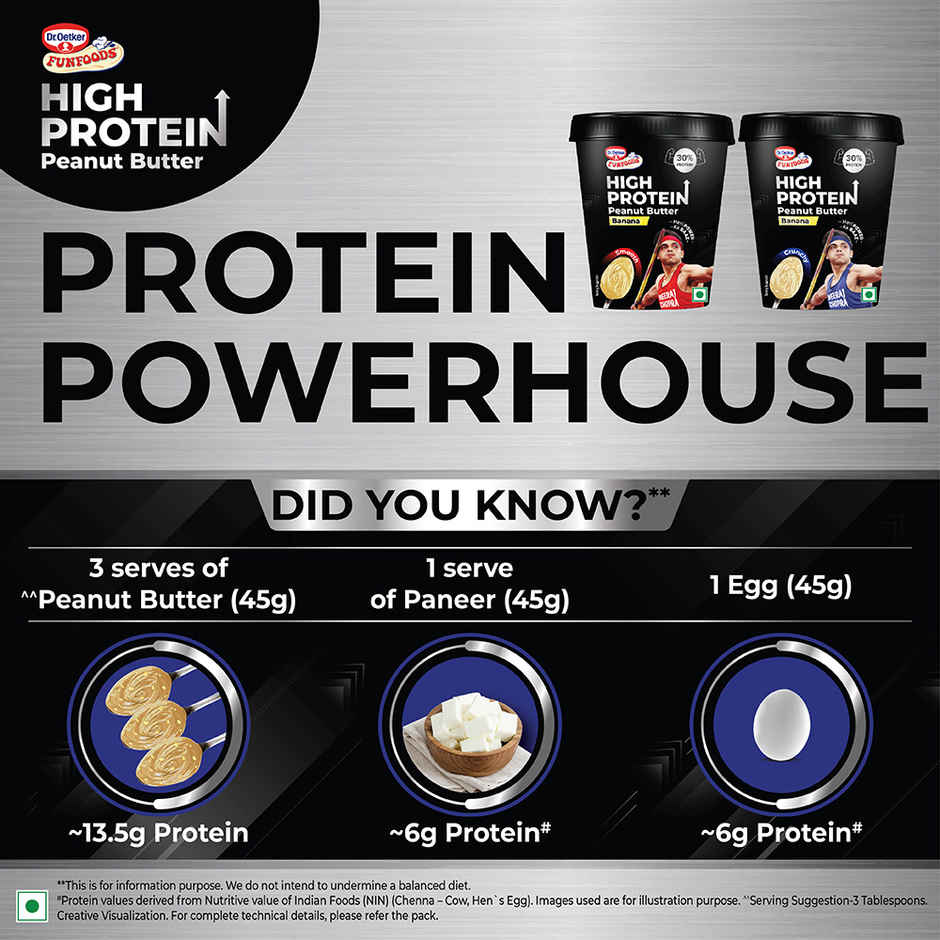 Dr. Oetker FunFoods High Protein Peanut Butter Banana Crunchy