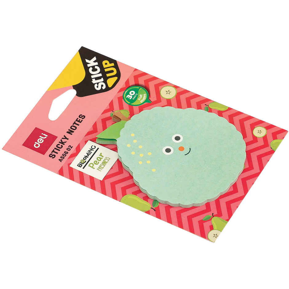 Deli EA55602 Sticky Notes, 30 Sheets, 80 gsm, 76 X 76 mm, Assorted
