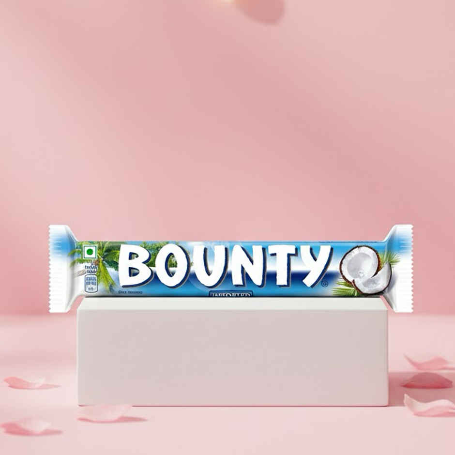 Bounty Coconut Filled Chocolate Bar, Soft & Tender Coconut in the Centre