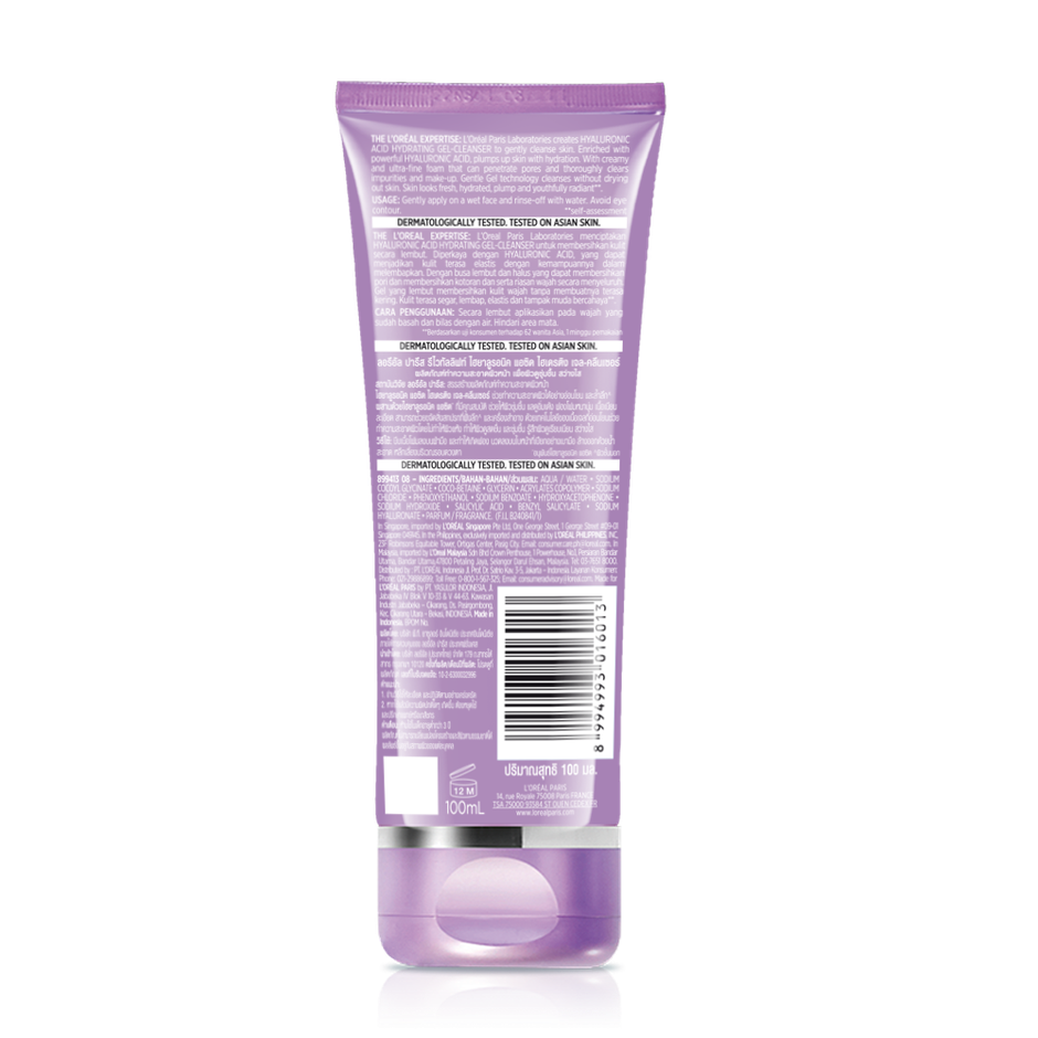 L'Oreal Paris Revitalift Hyaluronic Acid Hydrating Gel Cleanser