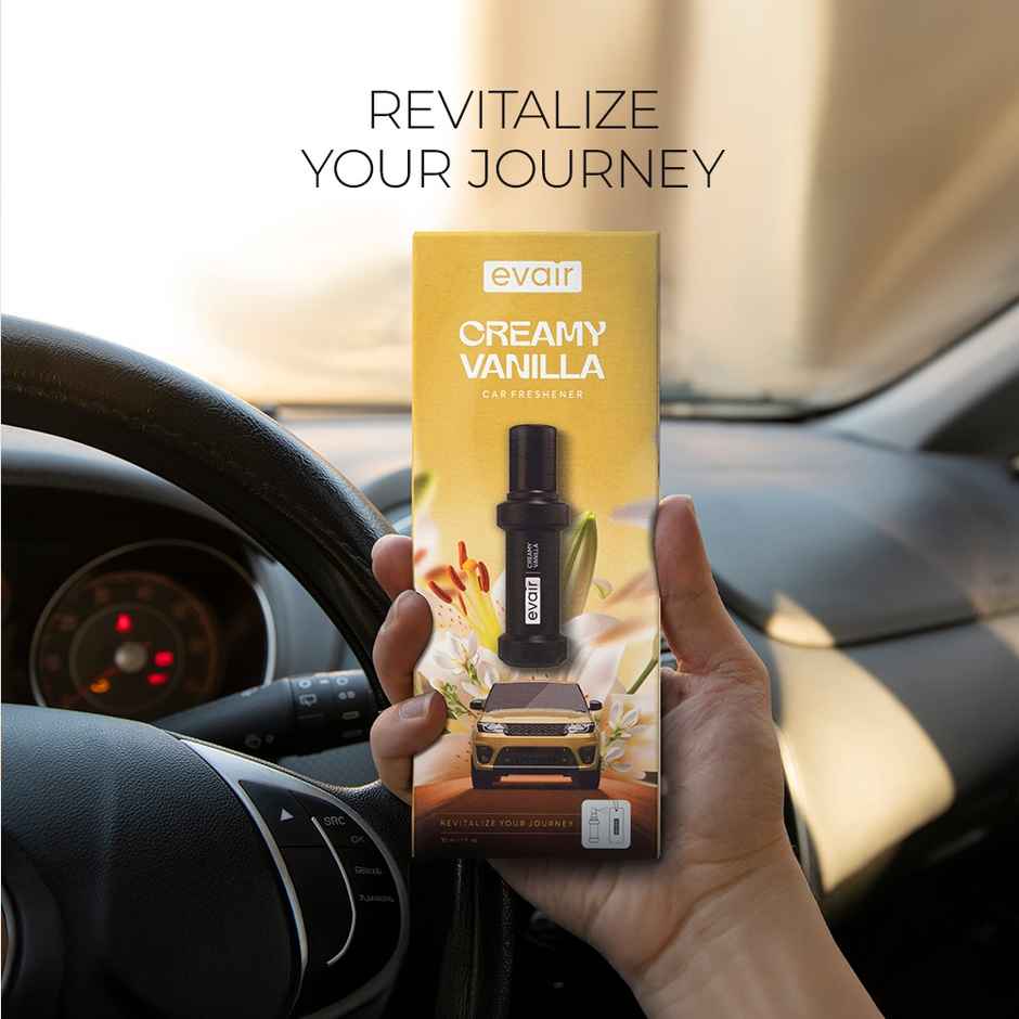 Evair Creamy Vanilla Car Air Freshener Perfume Spray