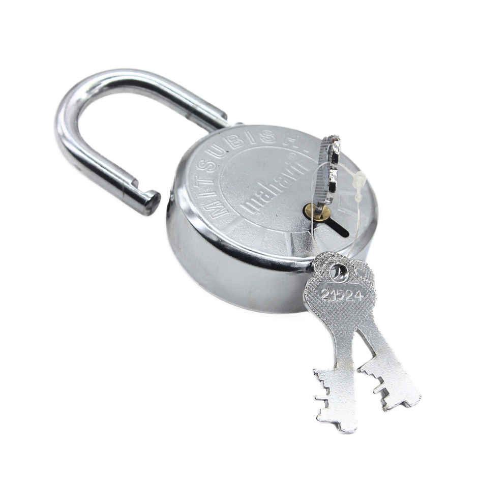 Se7en Pad Lock With 3 Keys - 65mm - Round Shaped