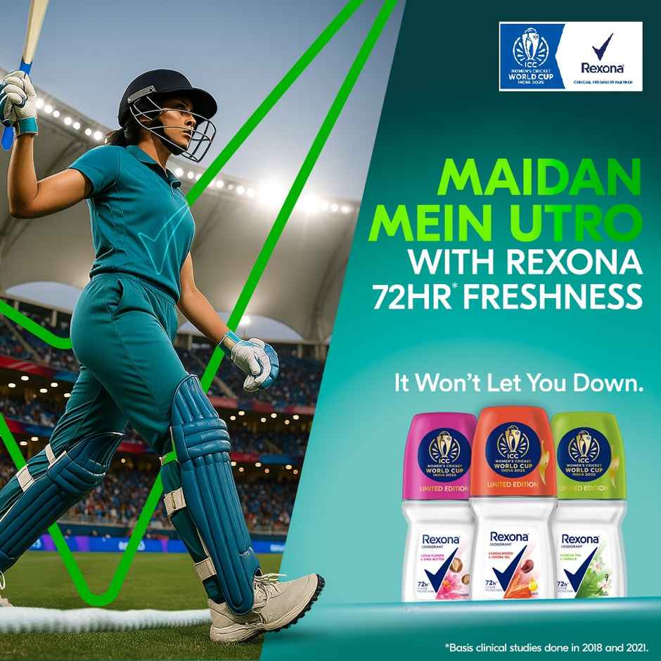 Rexona Antiperspirant Roll-On | Matcha Tea & Vanilla, 12-HSA & Glycerin