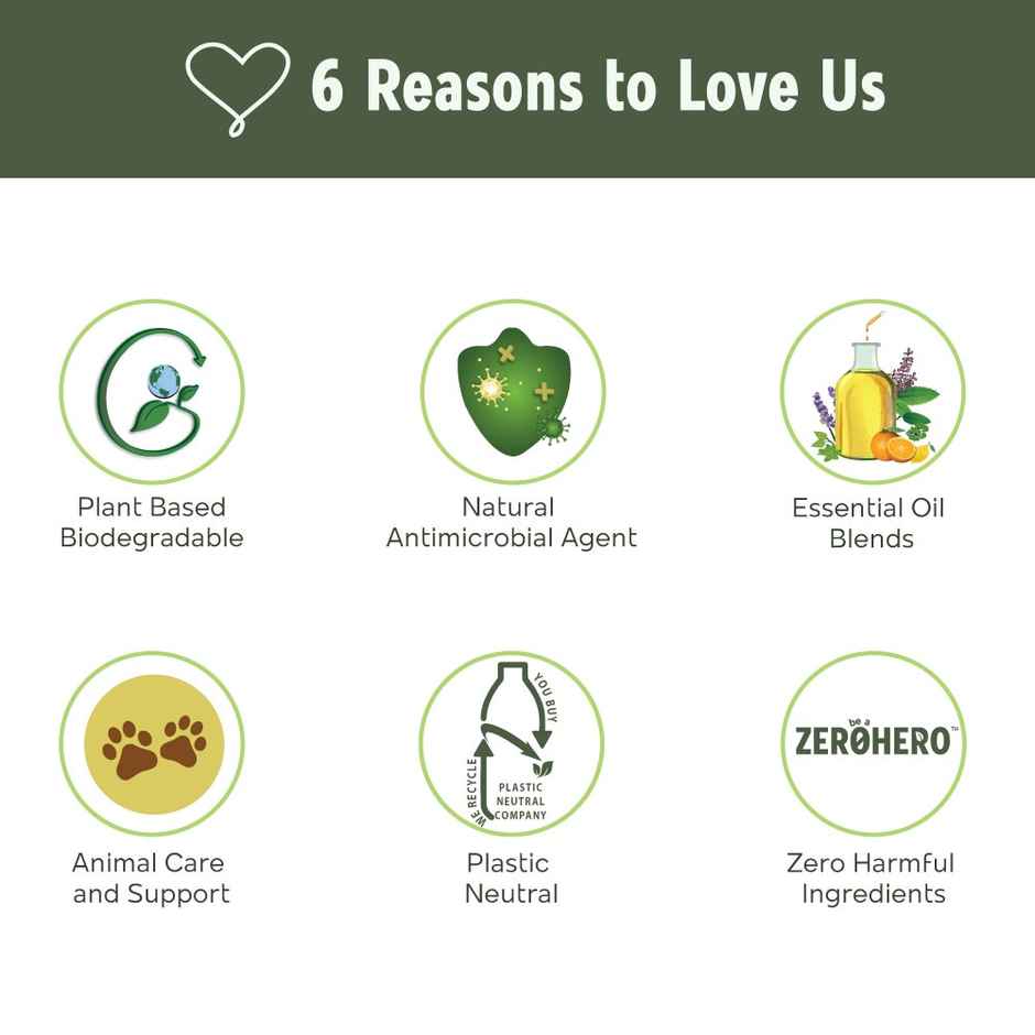 Purecult Floor Cleaner Liquid With Geranium & Lavender Essential Oil - Bottle