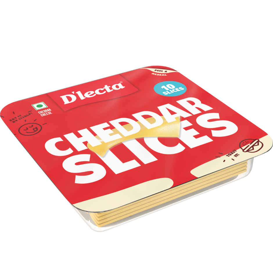 D'lecta Real Cheddar Cheese Slices