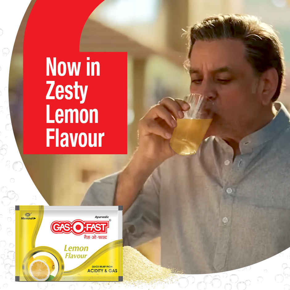 Gas-O-Fast Lemon Sachet