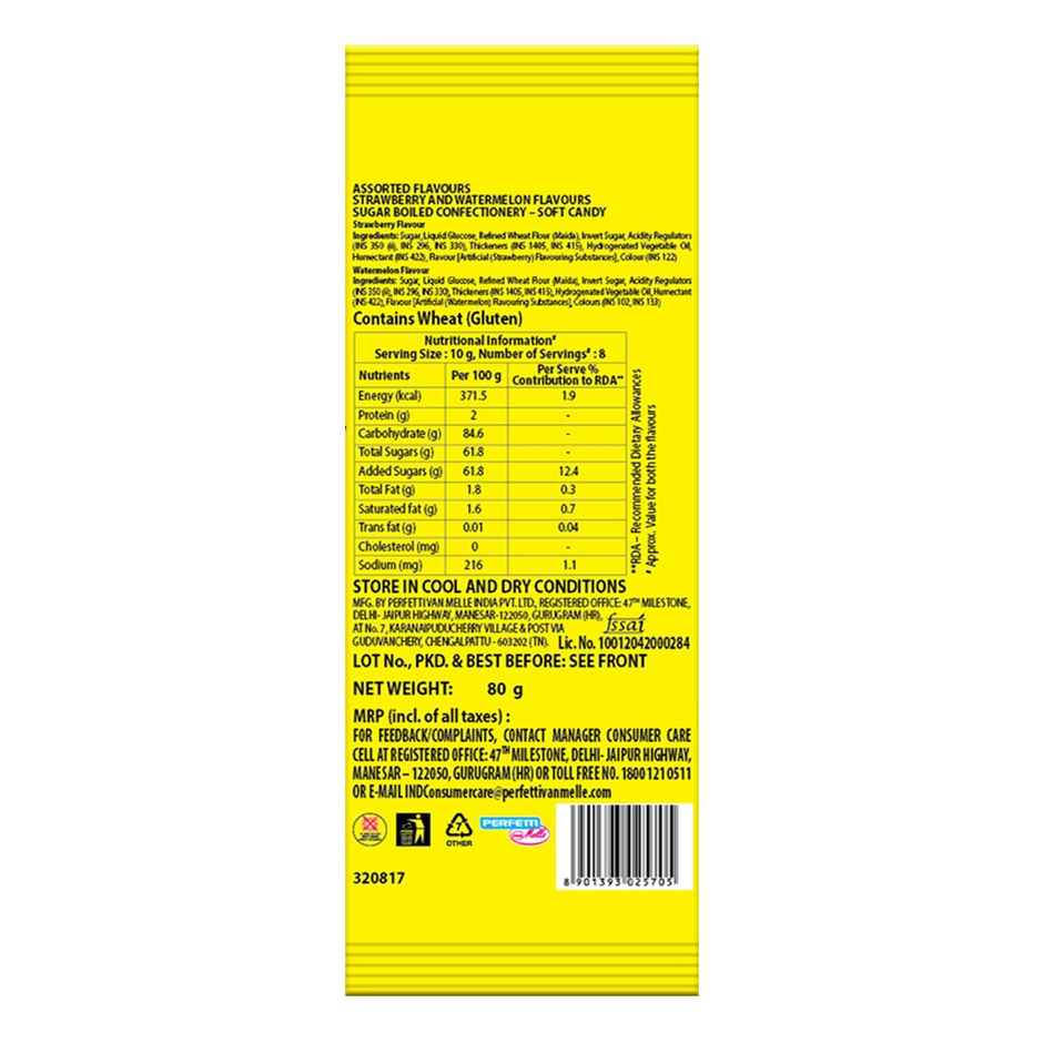 Chupa Chups Long Tubes | Strawberry, Watermelon Candy