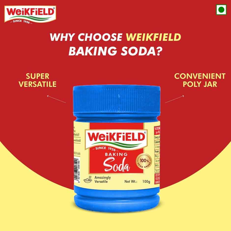 Weikfield Baking Soda Jar | Pure Sodium Bicarbonate