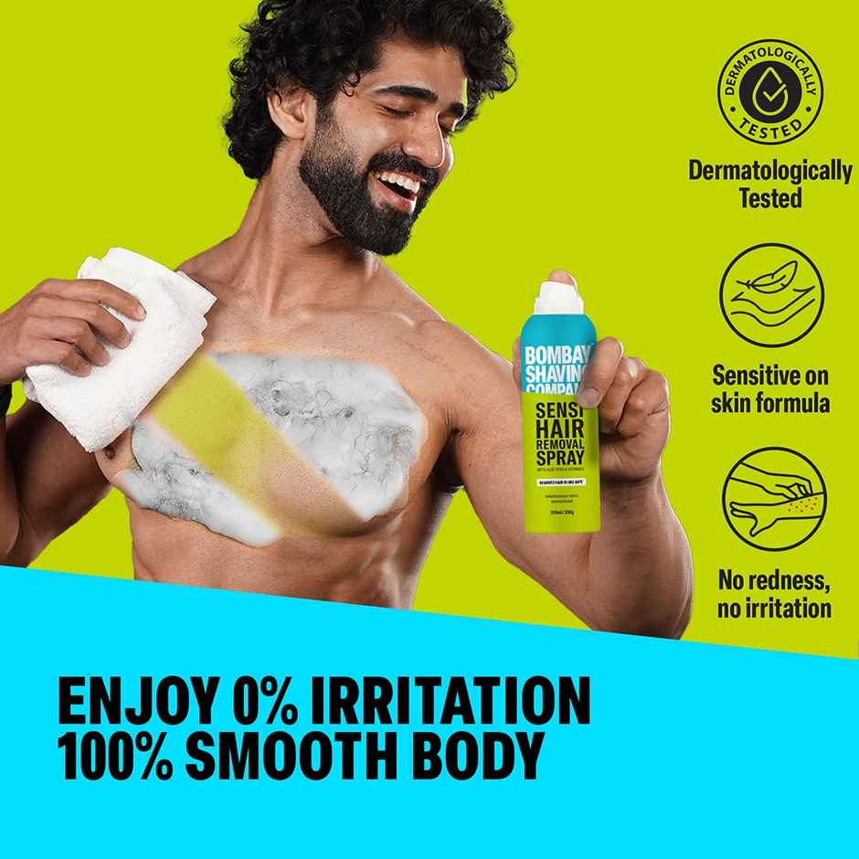 Bombay Shaving Company Sensi Hair Removal Spray Combo