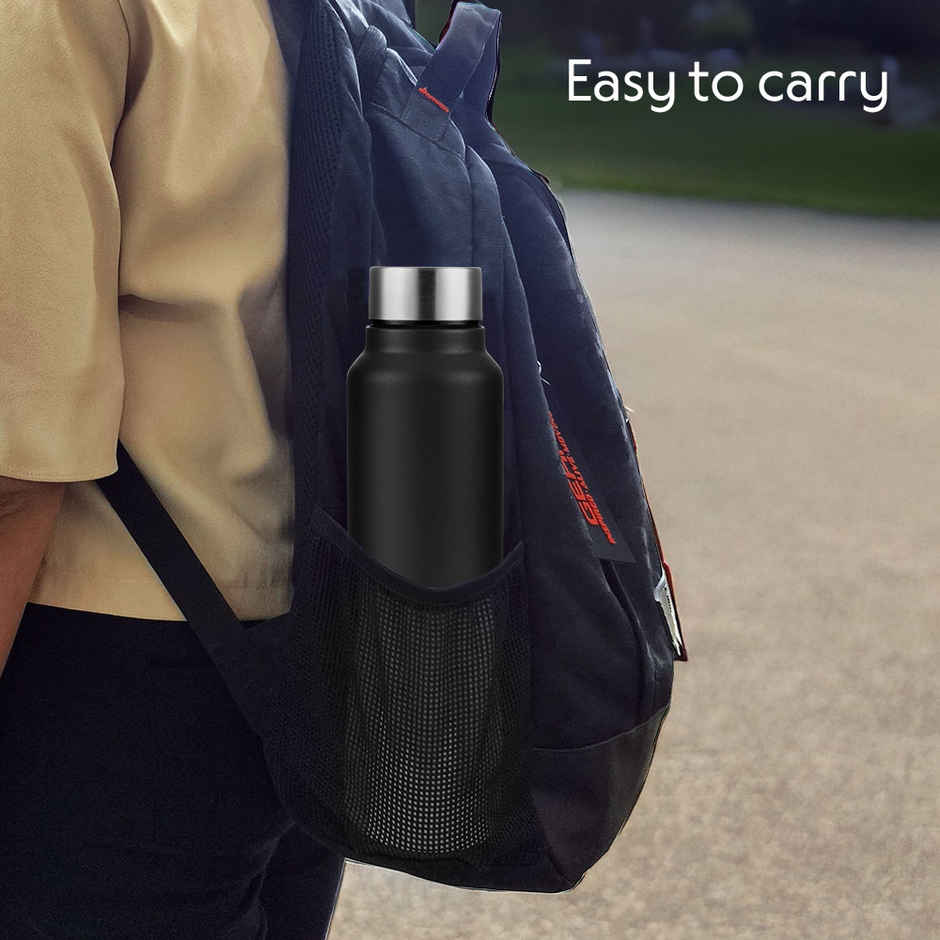 Borosil Sip n Chill BIS Approved Single Wall Stainless Steel Water Bottle | 1000 ml