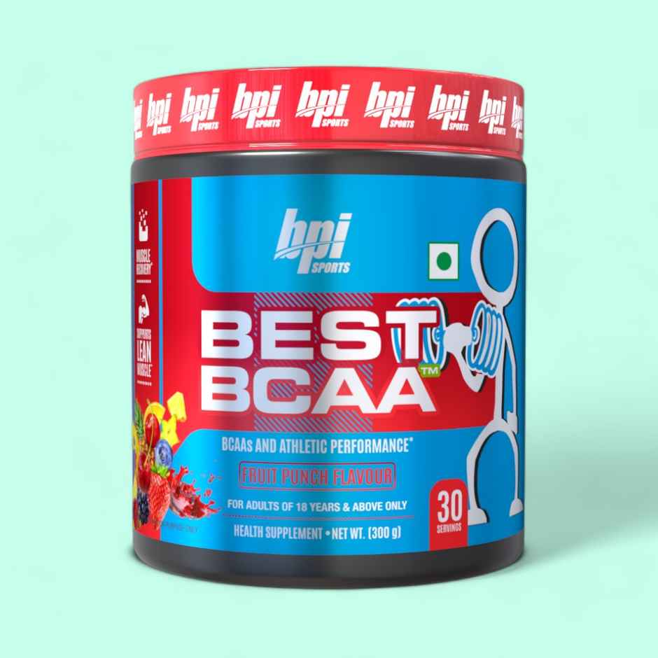 BPI Sports Best BCAA- Muscle Recovery- Improved Performance- Hydration- FruitPunch
