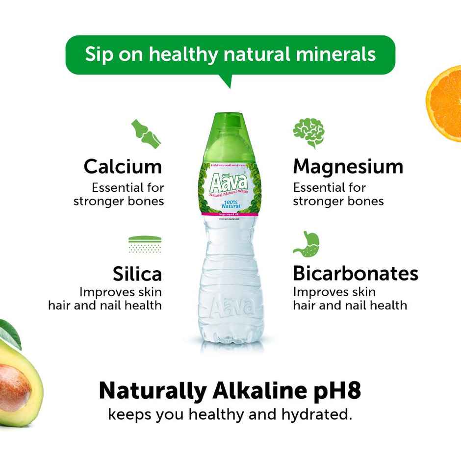 AAVA Organic Alkaline Mineral Water