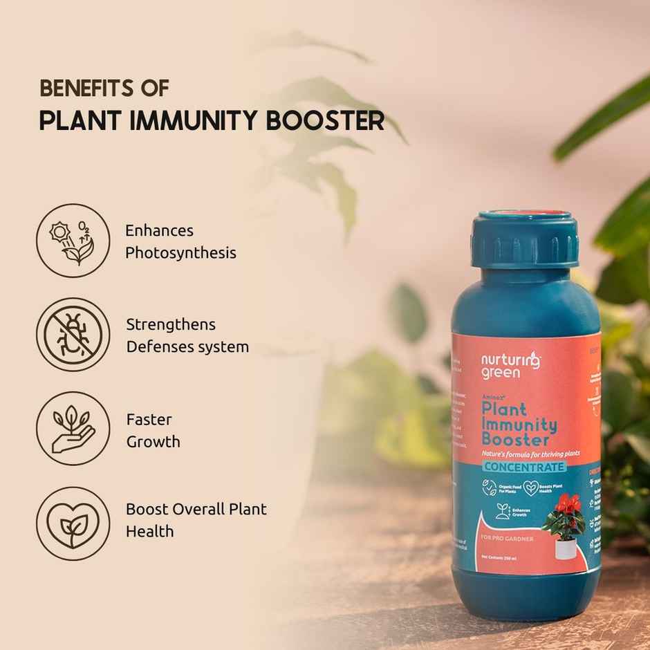 Nurturing Green - Natural Plant Immunity Booster | 250ml concentrate | Liquid Plant Booster