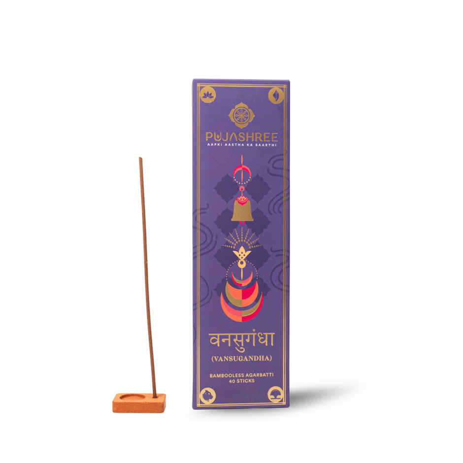 Pujashree Bambooless Agarbatti Vansugandha | 8 Inches