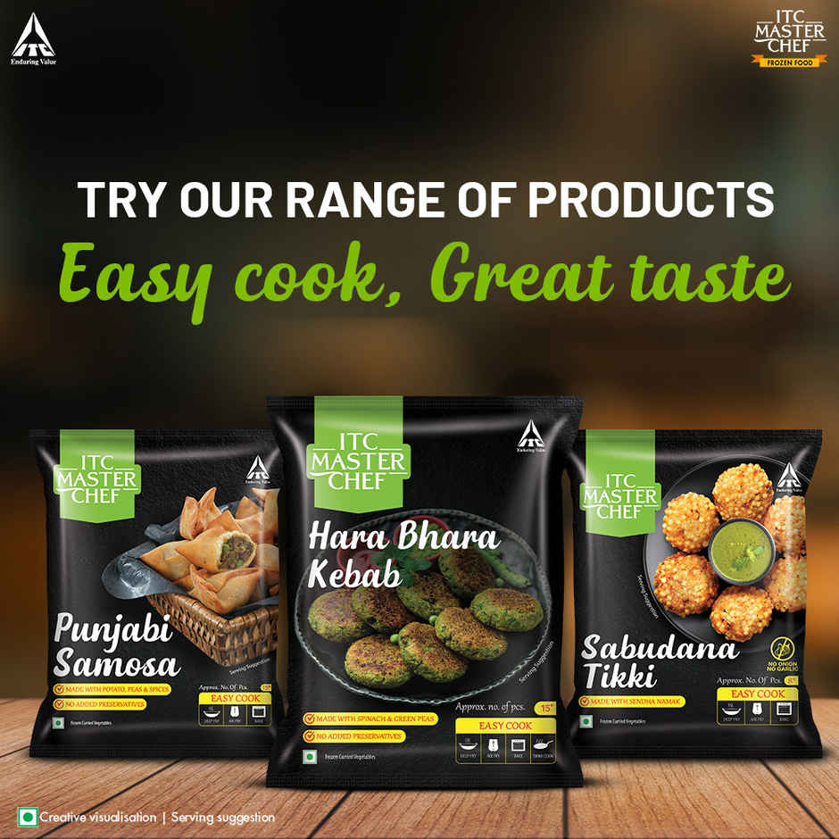 ITC Master Chef Hara Bhara Kebab | No Added Preservatives | Tawa Cook