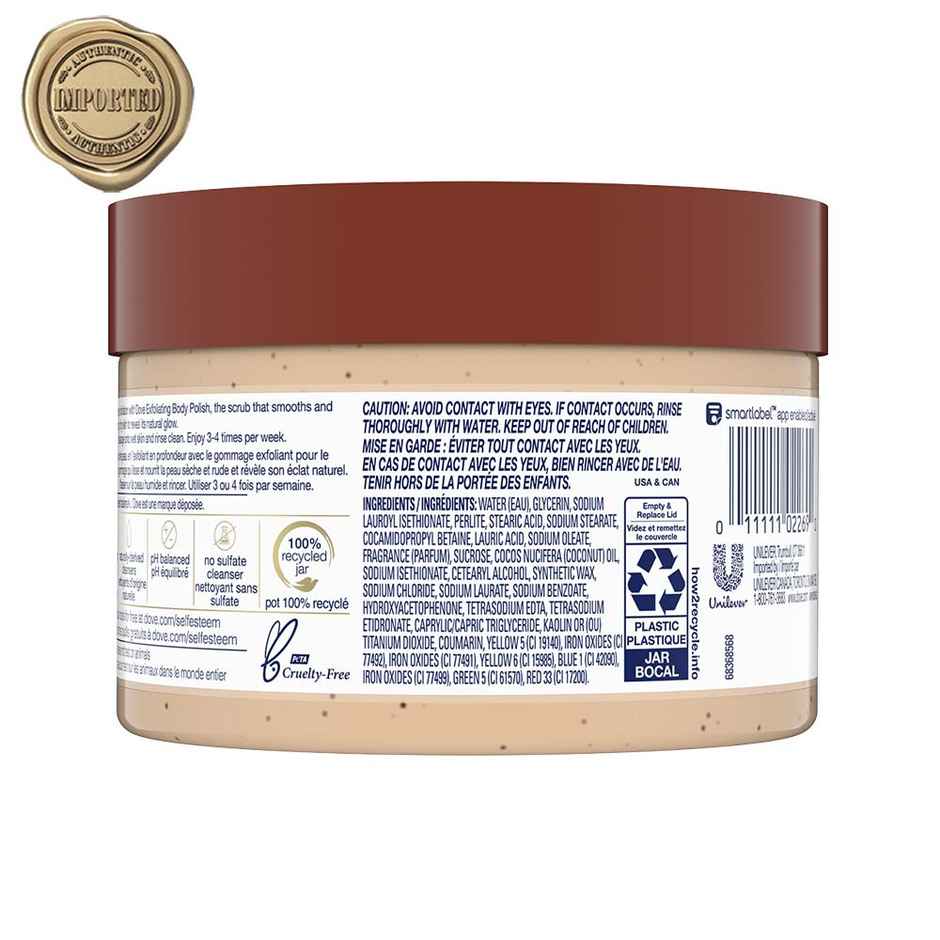 Dove Body Polish | Brown Sugar & Coconut Butter | For Dry Skin | Get Rejuvenated Skin