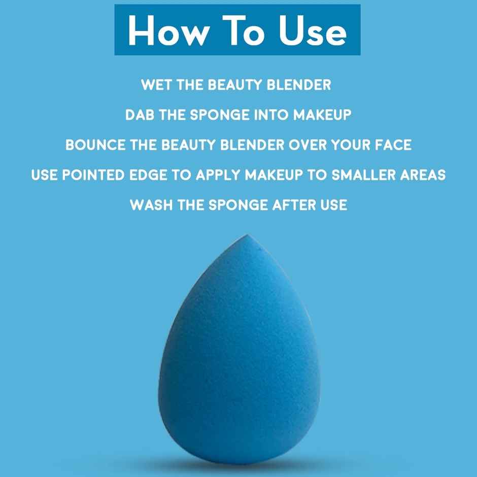 Jaquline USA Regular Beauty Blender Blue