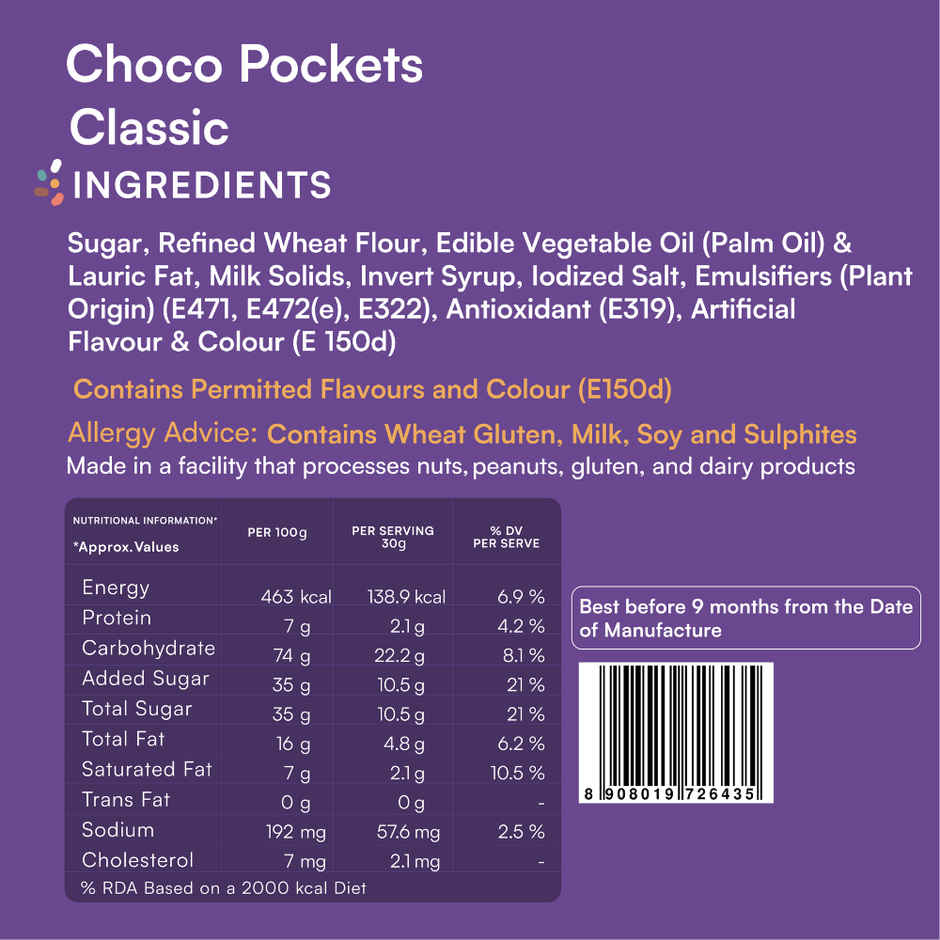 Nova Nova Choco Pockets Classic Chocolate