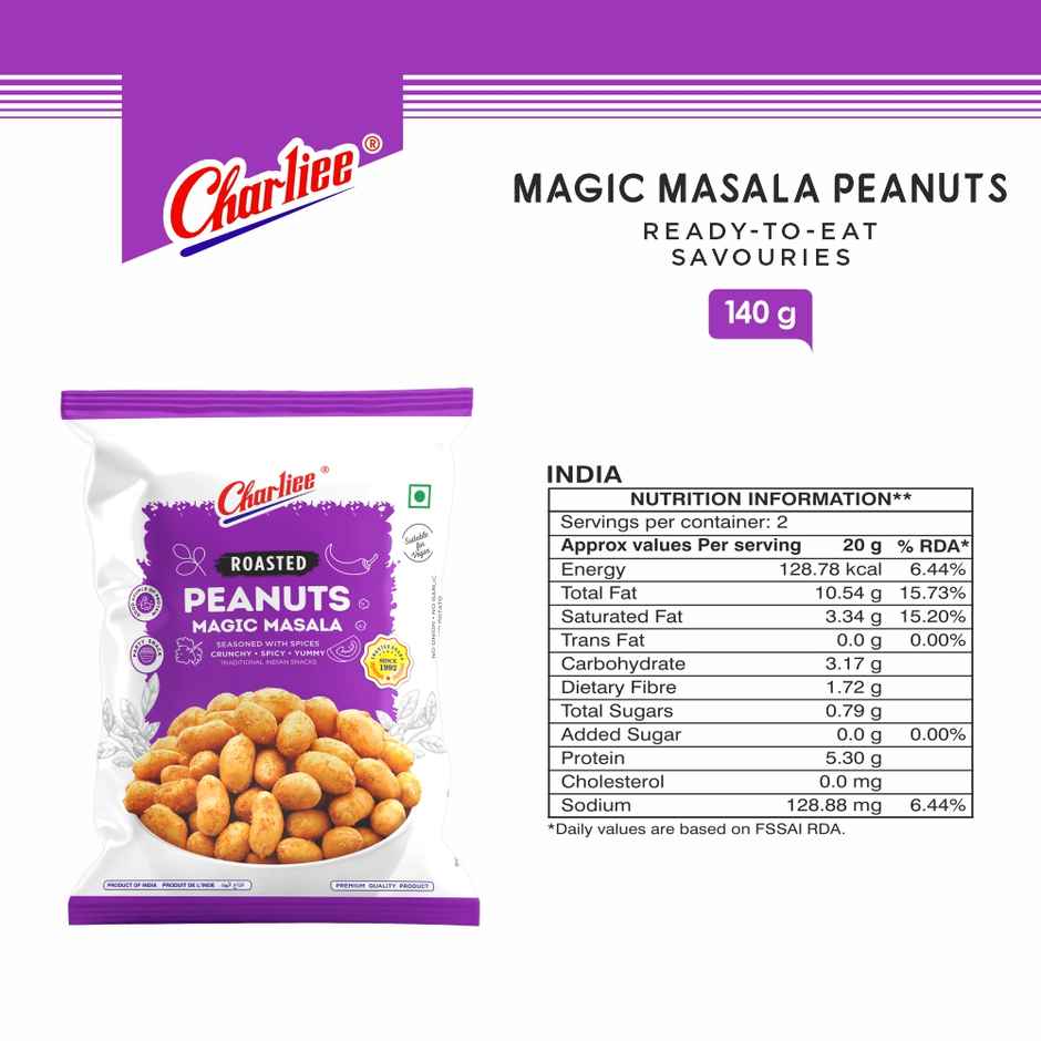 CHARLIEE Magic Masala Peanuts