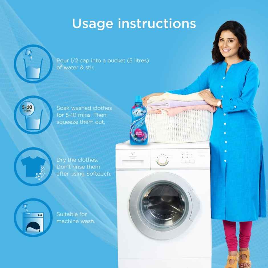 Softouch Ocean Breeze After Wash Fabric Conditioner Combo 