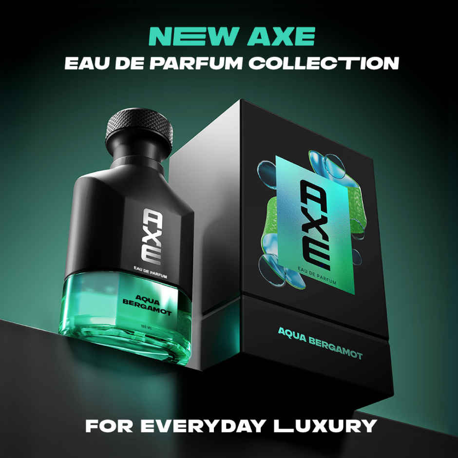Axe Premium Luxury Perfumes | Aqua Bergamot 12 hours long lasting Fragrance