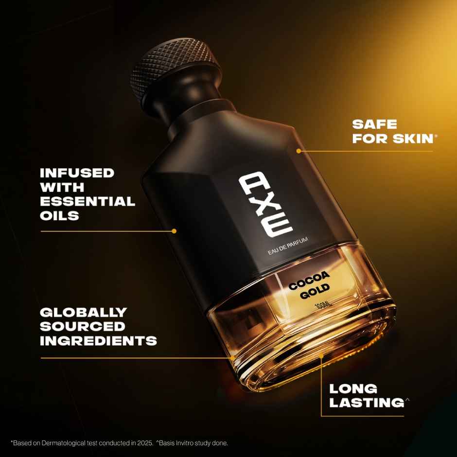 Axe Premium Luxury Perfumes Cocoa Gold 12Hr long lasting Fragrance