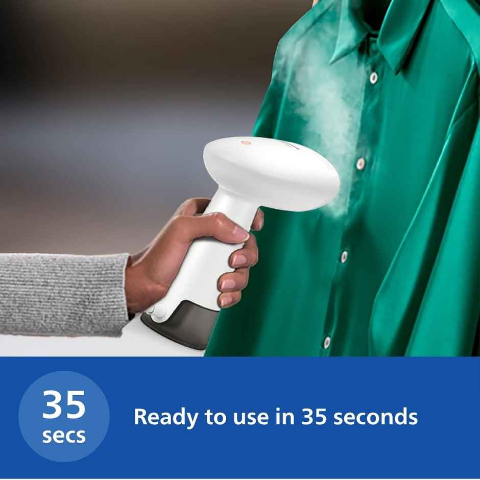 Philips Handheld Garment Steamer Sth1010/10 - Compact, Convenient Vertical Steaming, 900 Watt