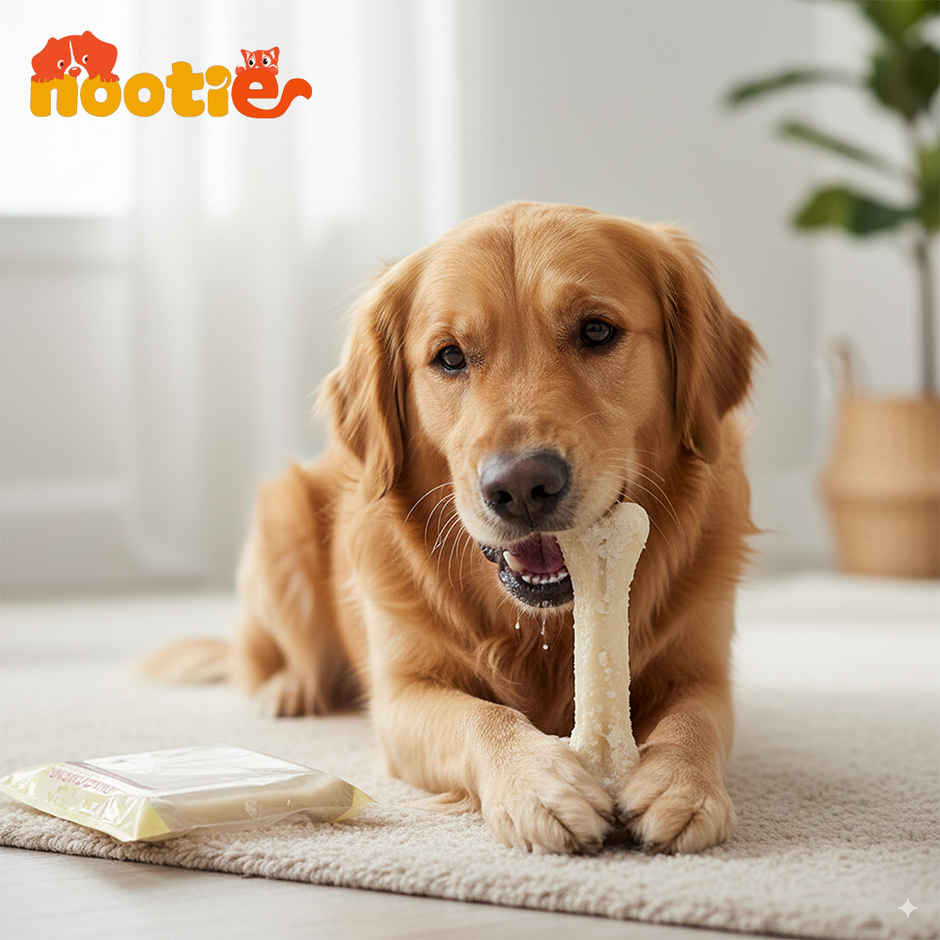 Nootie Jumbone Dog Treat | Long-Lasting Chew for Dental Health